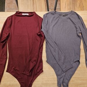 Gaze Burgundy Long Sleeve Top